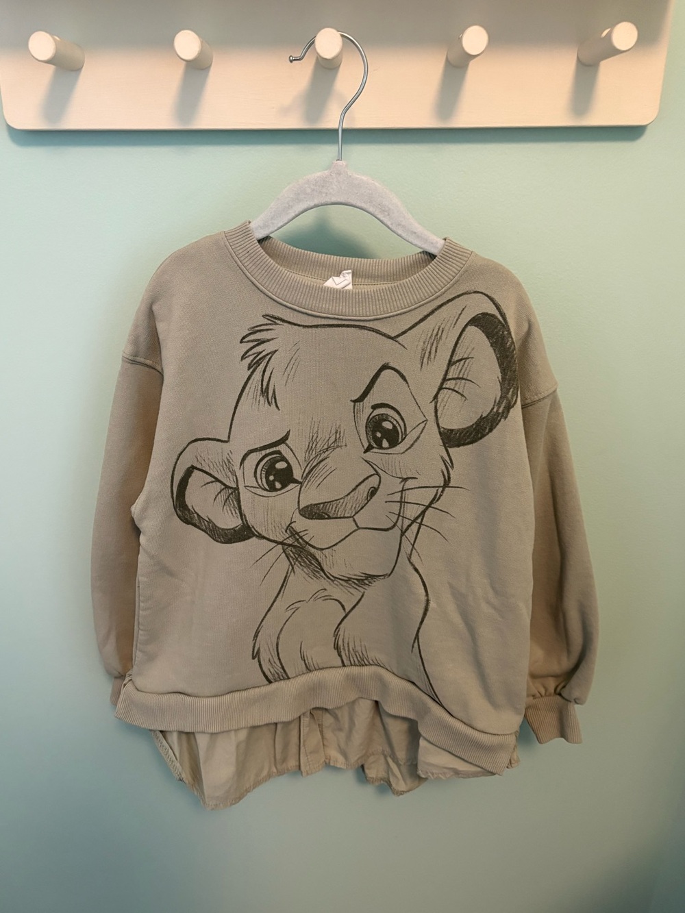 Zara Disney Lion King Combination Sweatshirt